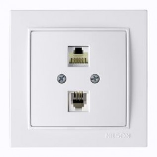 Розетка Комп.Cat 5+Телефон
